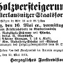 1904-05-16 Kl Holzversteigerung